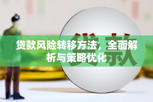 星子贷款风险转移方法，全面解析与策略优化