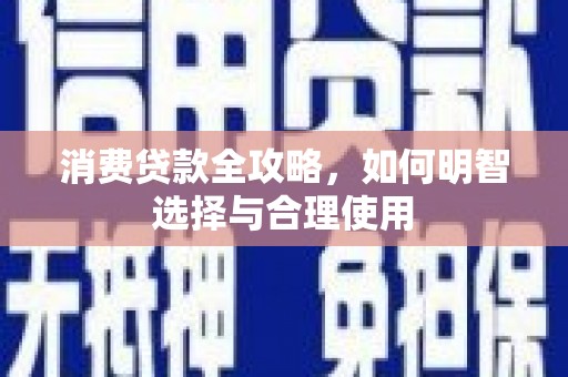 星子消费贷款全攻略，如何明智选择与合理使用