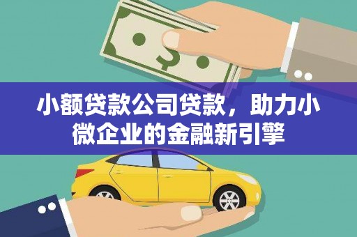 星子小额贷款公司贷款，助力小微企业的金融新引擎