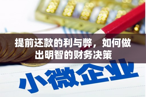 星子提前还款的利与弊，如何做出明智的财务决策