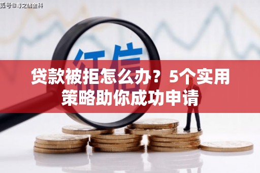 星子贷款被拒怎么办？5个实用策略助你成功申请