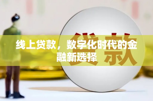 星子线上贷款，数字化时代的金融新选择