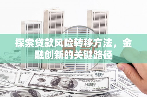 星子探索贷款风险转移方法，金融创新的关键路径