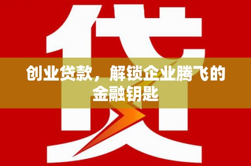星子创业贷款，解锁企业腾飞的金融钥匙