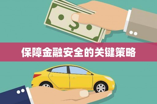 星子保障金融安全的关键策略